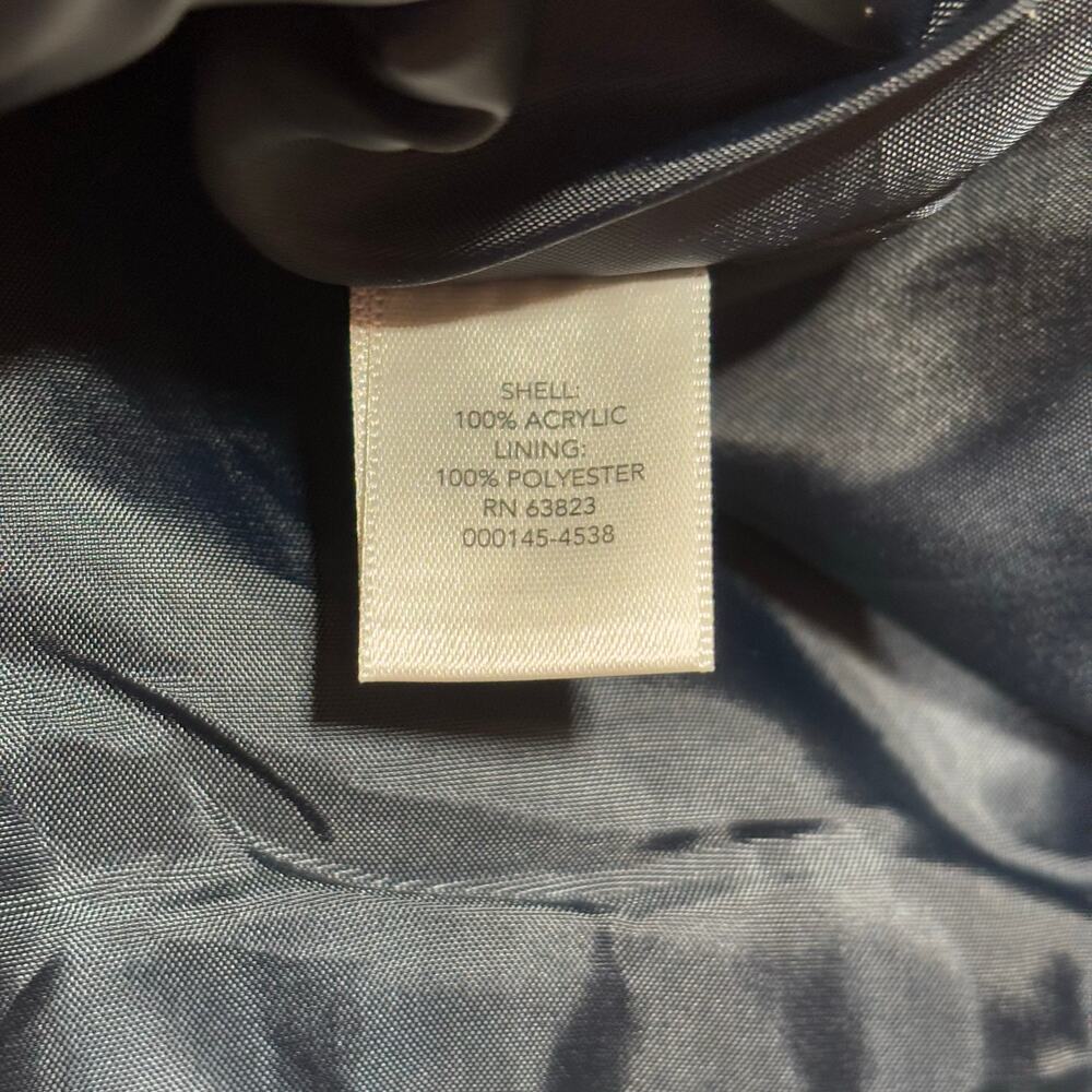 Christopher & Banks Jacket L Gray Plaid Button Classic Heritage Quiet Luxury - Picture 4 of 7